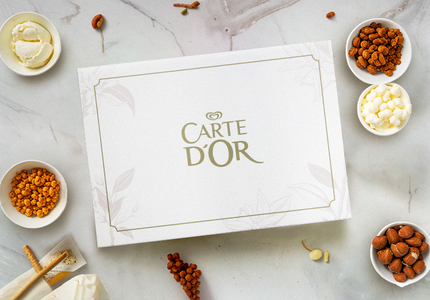 Коробка презентационная для образцов мороженого Carte D'Or