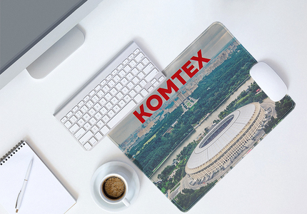 Настольный коврик для компании "КОМТЕХ"