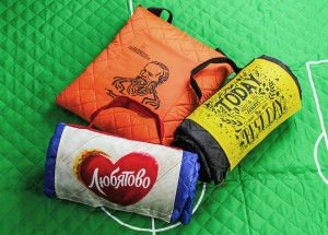 Пледы на заказ с логотипом