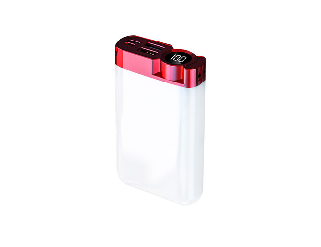 Внешний аккумулятор Strom, 10000 mAh, красный