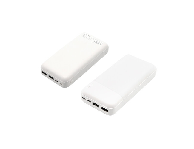 Внешний аккумулятор Vekta, 16000mAh, белый