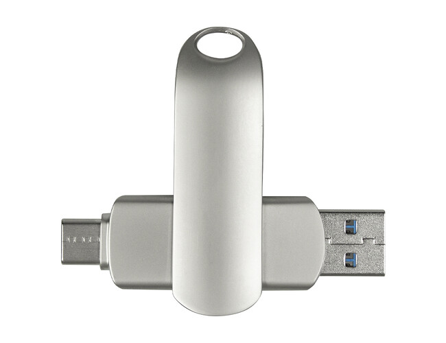 Флеш накопитель USB 2.0 + TYPE C Cupertino