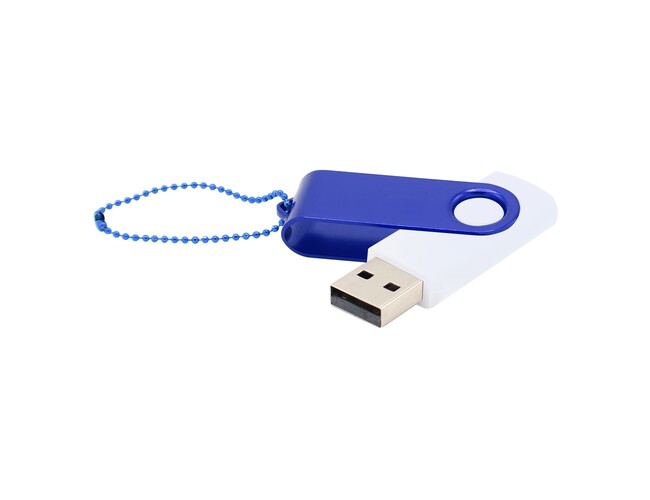 Флешка Designer To Go 2.0 USB 16Gb, белый/синий