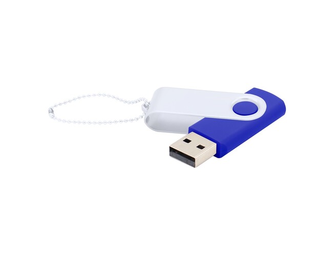 Флешка Designer To Go 2.0 USB 16Gb, синий/белый