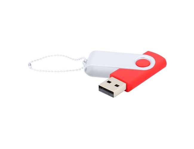 Флешка Designer To Go 2.0 USB 16Gb, красный/белый