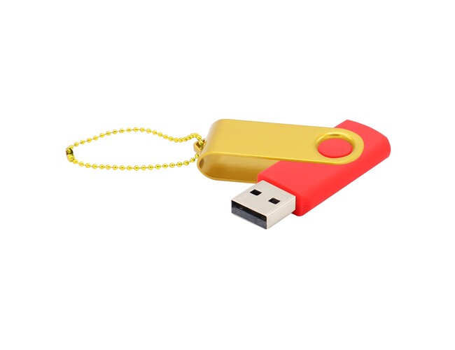 Флешка Designer To Go 2.0 USB 16Gb, красный/желтый