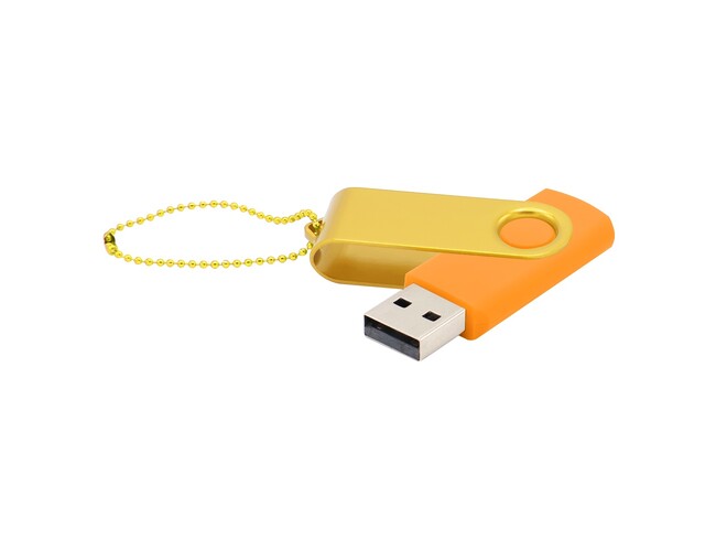 Флешка Designer To Go 2.0 USB 16Gb, оранжевый/желтый