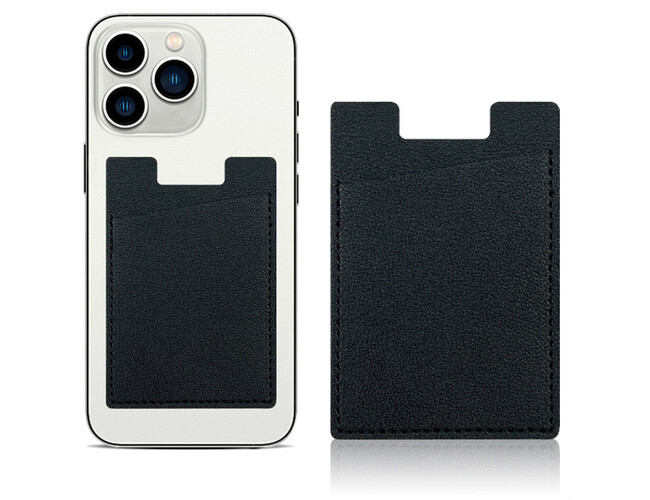Держатель карт на телефоне SlimPocket, чёрный