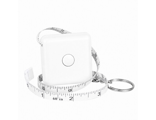 Рулетка Pocket 1,5м, белый