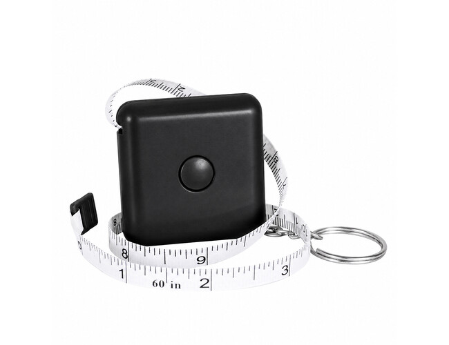 Рулетка Pocket 1,5м, черный
