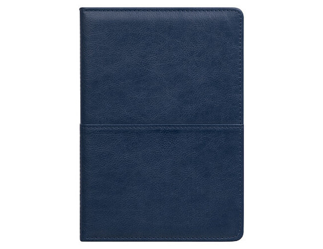 Ежедневник Smart Philadelphia Columbus А5, темно-синий, недатированный, в твердой обложке с поролоном