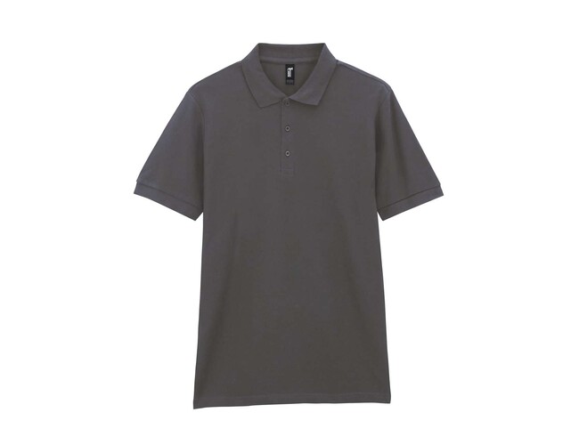 Футболка поло PREMIUM COTTON ADULT DOUBLE PIQUE, ГРАФИТОВЫЙ M