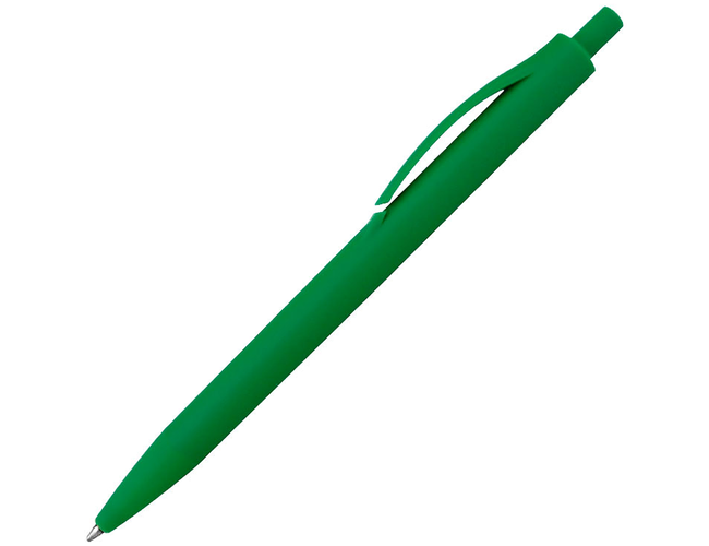 Ручка шариковая IGLA SOFT, пластиковая, софт-тач, зеленая