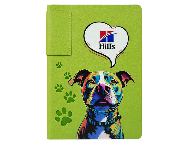 Ежедневник Flexy Star Sivilia Print Sample Hills А5, салатовый, недатированный, в гибкой обложке