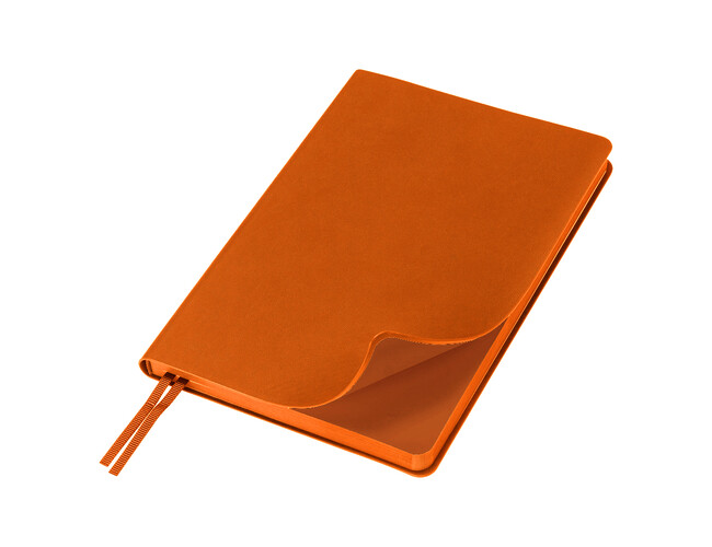 Ежедневник Flexy Latte Color А5, оранжевый, недатированный, в гибкой обложке