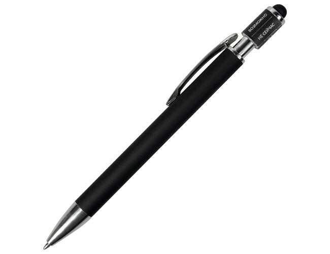 Ручка шариковая, Spinner Soft Touch Requis, черная