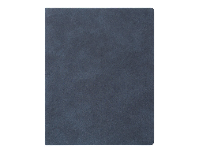 Еженедельник Urban Suede A4, синий, недатированный, в полугибкой обложке