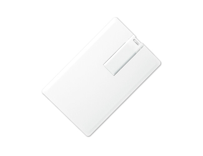 Флеш накопитель USB 2.0 в виде кредитной карты 32GB, пластик, белый