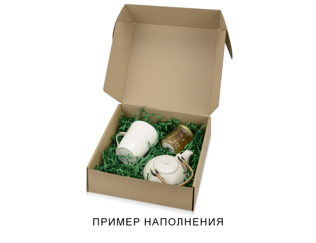 Коробка самосборная "Zand Node", L, 257*246*100 мм, крафт