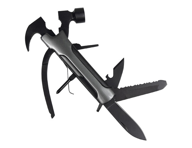 Мультитул Tools Hummer, черный,  в подарочной коробке