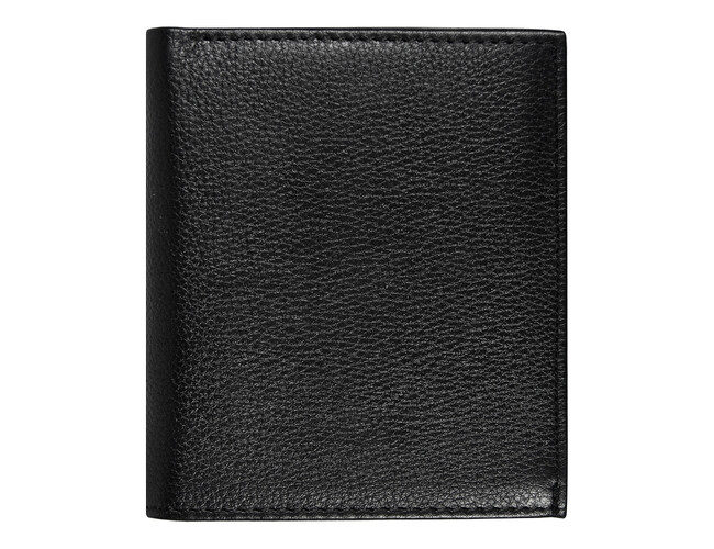 Кошелек с картхолдером для кредитных карт вертикальный Leather Plain из нат. кожи