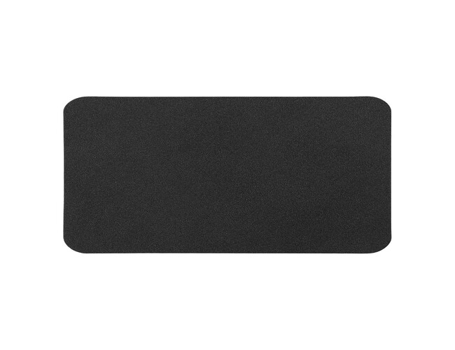 Шеврон Rectangle NUBA размер 60*30 мм, черный, со скругленными углами