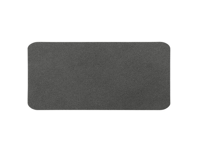 Шеврон Rectangle NUBA размер 60*30 мм, темно-серый, со скругленными углами