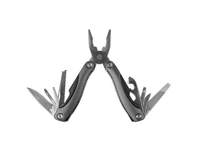 Мультитул Tools Birmingham (мультиинструмент) 11 в 1 c чехлом, в подарочной коробке, серый