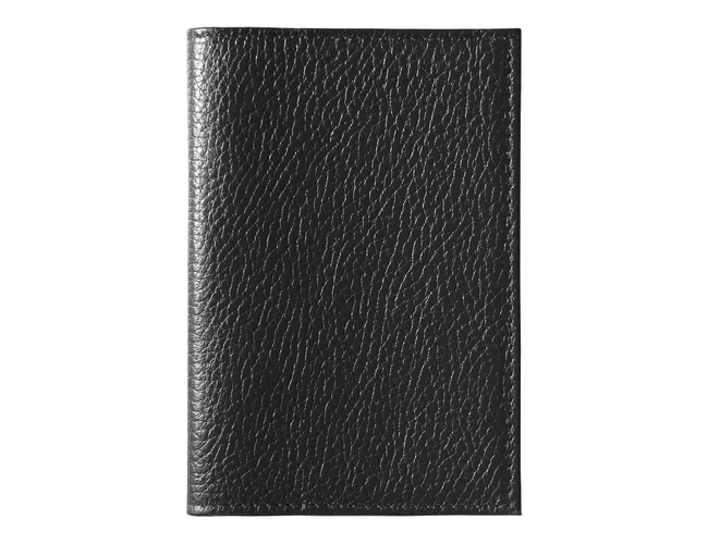 Обложка для паспорта Leather Sky Flotter Trend из натуральной кожи, черная