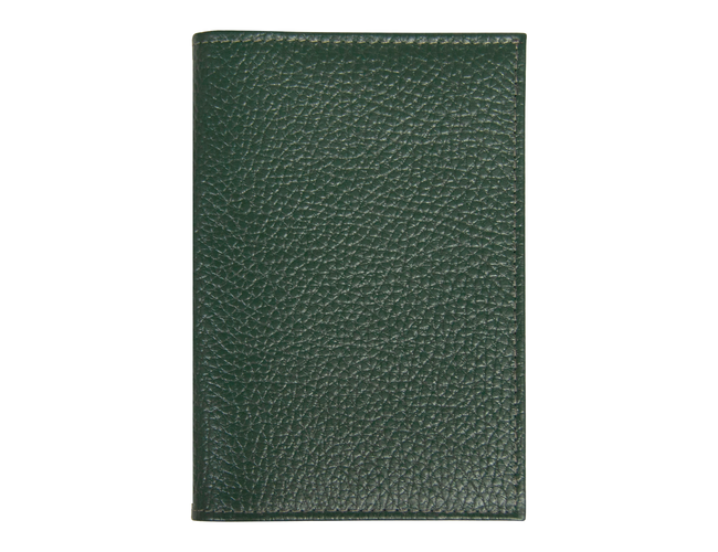Обложка для паспорта Leather Sky Flotter Trend из натуральной кожи, зеленая 7730С