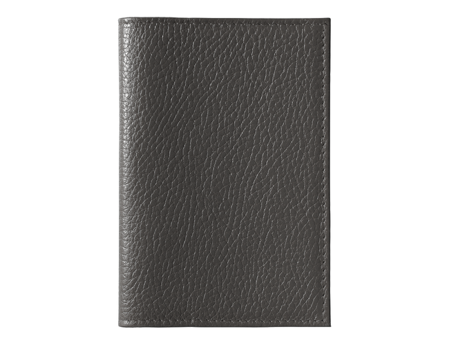 Обложка для автодокументов Leather Sky Flotter Sun из натуральной кожи, темно-серая