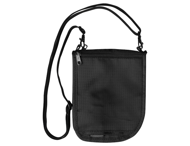 Поясной кошелек Comfort Travel 2 in 1, черный