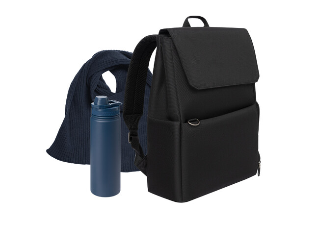 Подарочный набор Марко (Marco), синий (шарф, термобутылка, рюкзак)