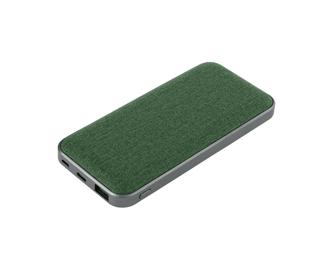 Внешний аккумулятор Твид PB (Tweed PB) 10000 mAh, зеленый