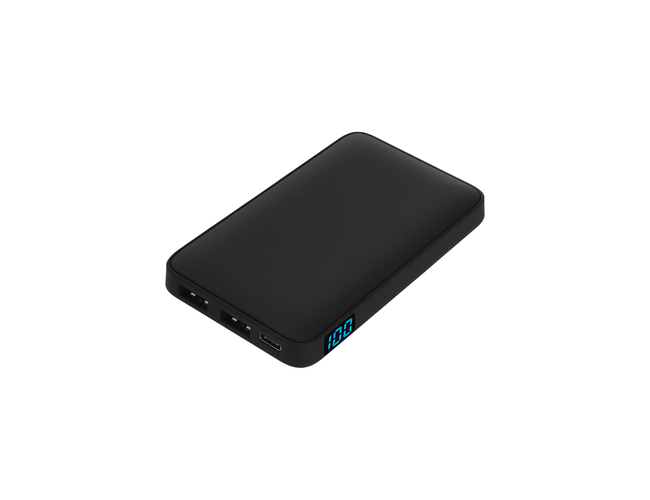 Внешний аккумулятор с подсветкой Анкор (Ancor) 5000 mAh, черный