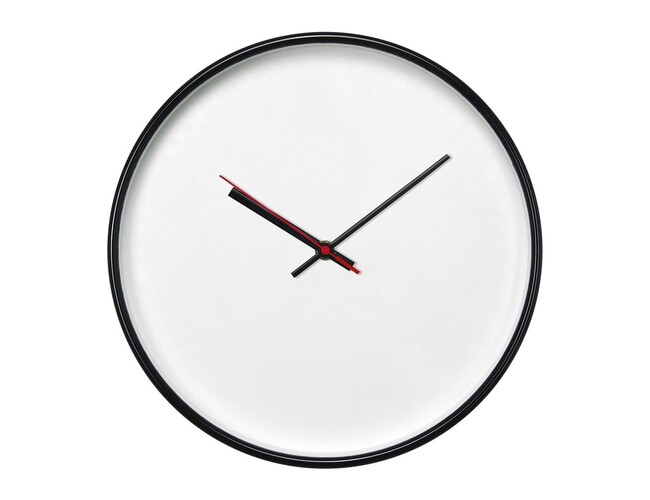 Часы настенные ChronoTop, черные