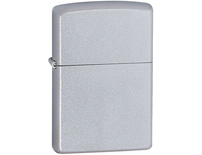 Зажигалка Zippo Classic Satin, серебристая