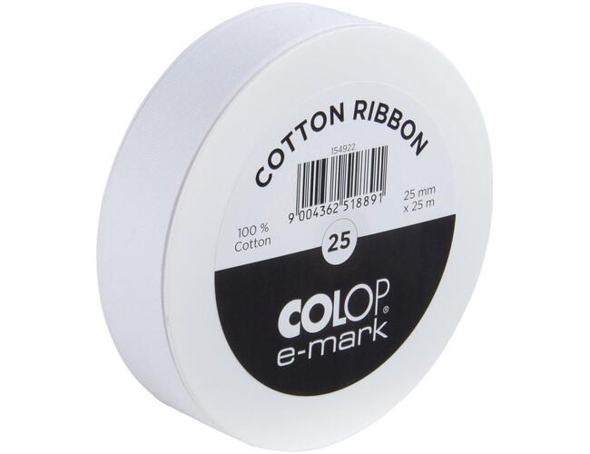Лента Colop E-mark 25, белая
