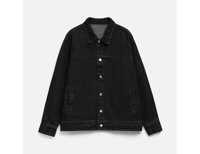 Куртка джинсовая O1, черная, размер XL/XXL