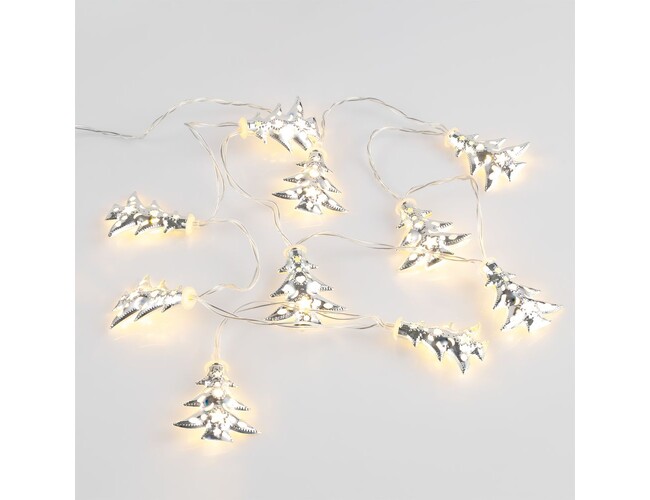 Светодиодная гирлянда Silver Lights, серебристая