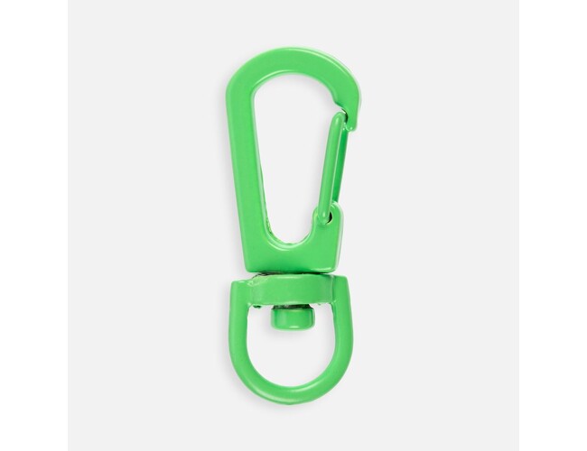 Застежка-карабин Snap Hook, S, зеленый неон