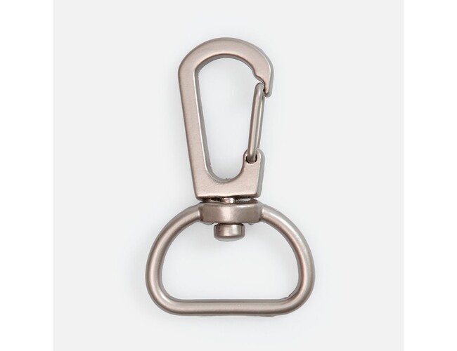 Застежка-карабин Snap Hook, M, серебристая