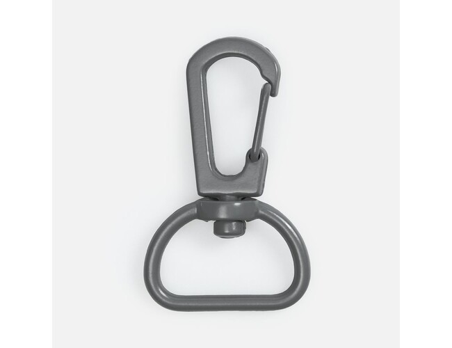 Застежка-карабин Snap Hook, M, серая