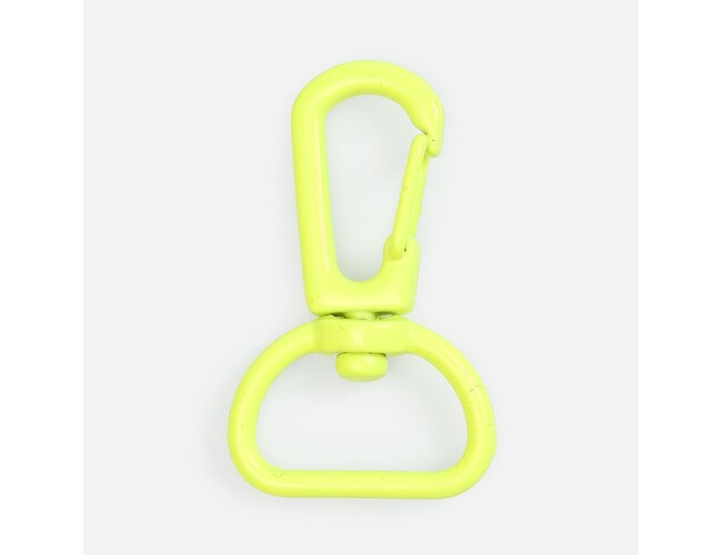 Застежка-карабин Snap Hook, M, желтый неон
