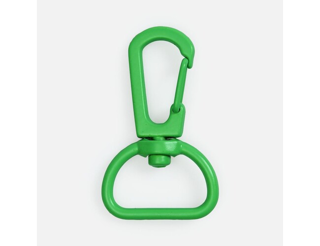 Застежка-карабин Snap Hook, M, зеленый неон