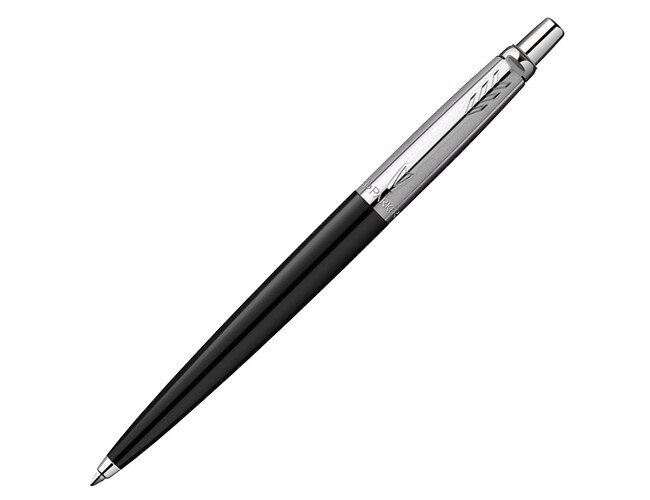 Ручка шариковая Parker Jotter Originals Black Chrome CT, черная