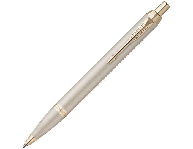 Ручка шариковая Parker IM Professionals Monochrome Champagne, золотистая