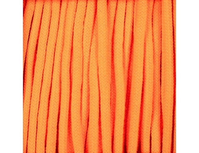 Круглый шнур Lasso XL, оранжевый неон, 160 см