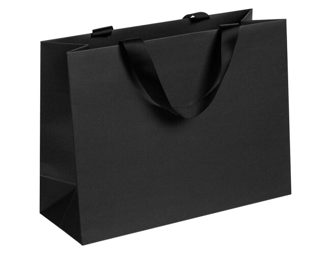 Пакет бумажный Manilla M, черный