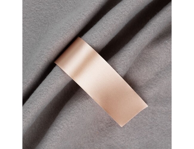 Лента сатиновая Satin 35 XXL, светло-бежевая, 210 см